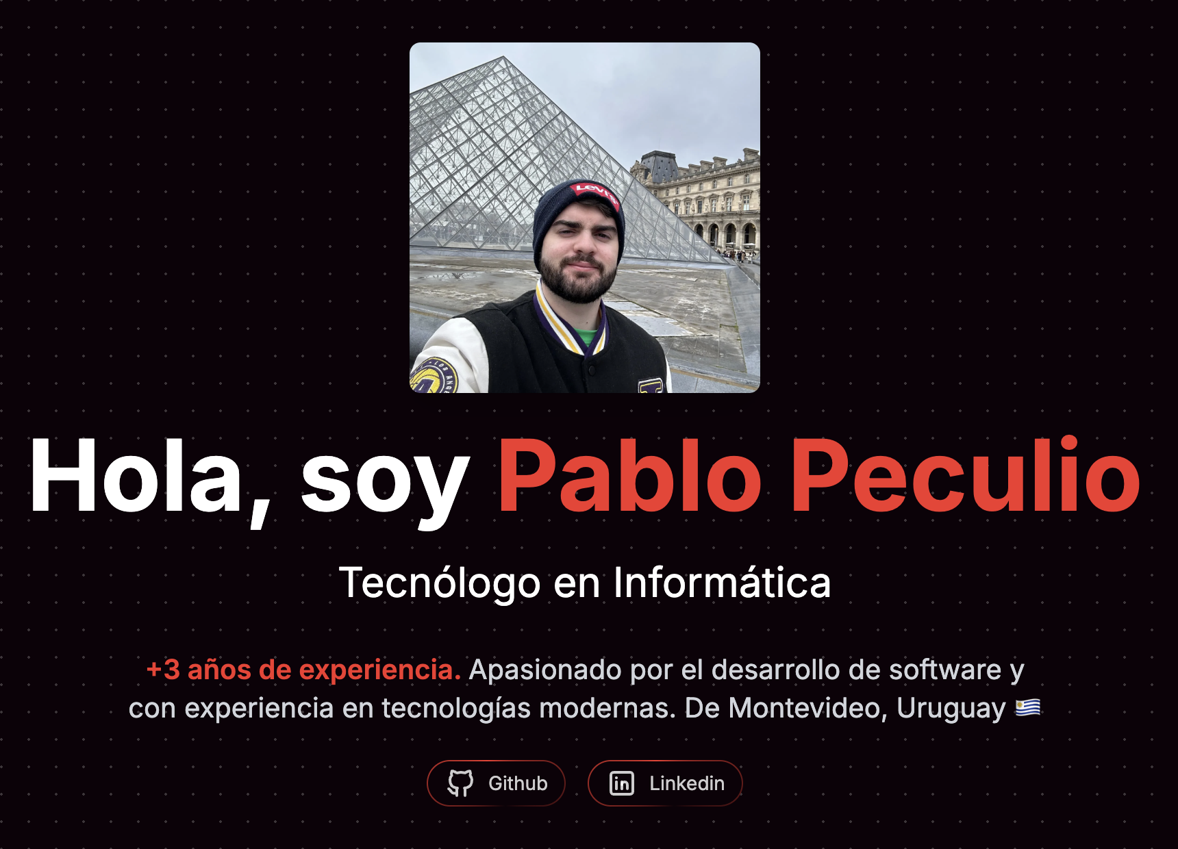 Pablo Peculio | Desarrollador de Software
